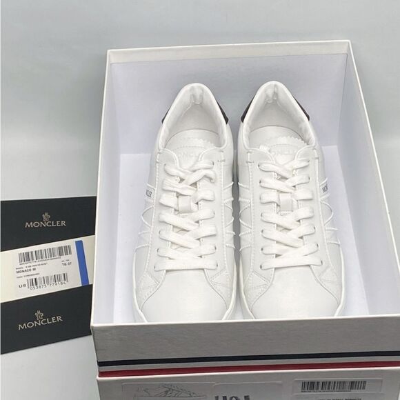 Moncler Monaco M Low-Top Sneakers size 37 - Picture 11 of 12